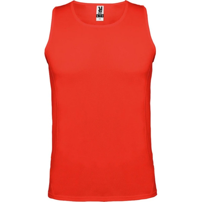 Image of ROLY ROLY Men Andre Sports Vest Top in Red Size: Small Red S Male 5063574006606