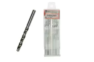 Image of Teng Tools DBX095 5x 9.5mm Fully Ground Drill Bit - Split Point - DIN 362
