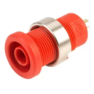 Image of PJP 3275-I-R/AuNi Red Shrouded Socket (solder)