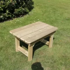 Image of Hawthorn Outdoor Rectangular Coffee Table, Wood