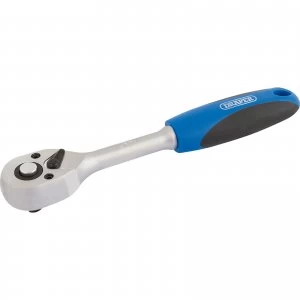 Image of Draper 1/4" Drive 72 Tooth Reversible Soft Grip Ratchet 1/4"