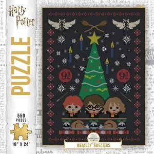 Image of Harry Potter Weasley Sweaters Jigsaw Puzzle - 550 Pieces
