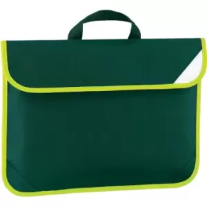 Image of Enhanced-Vis Book Bag - 4 Litres (Pack of 2) (One Size) (Bottle Green) - Quadra