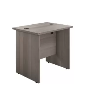 Image of 800X600 Panel Rectangular Desk Grey Oak