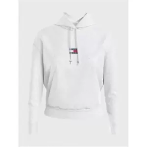 image of Tommy Jeans Centre Badge Hoodie - Grey