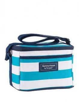 image of Coast Aqua Stripe Personal Cool Bag - 4L