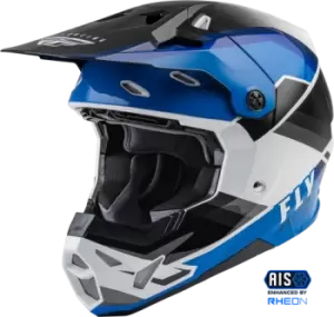 Image of FLY Racing Formula Cp Rush Helmet Black Blue White 2XL