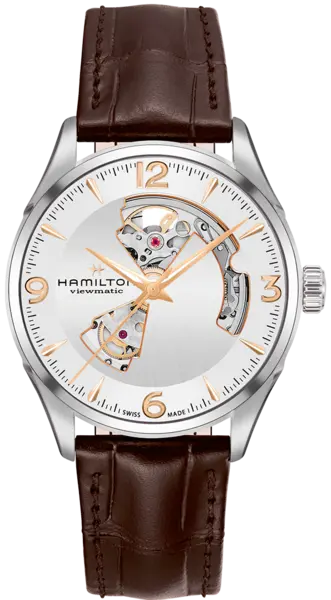 Image of Hamilton Watch Jazzmaster Open Heart - Silver HM-913