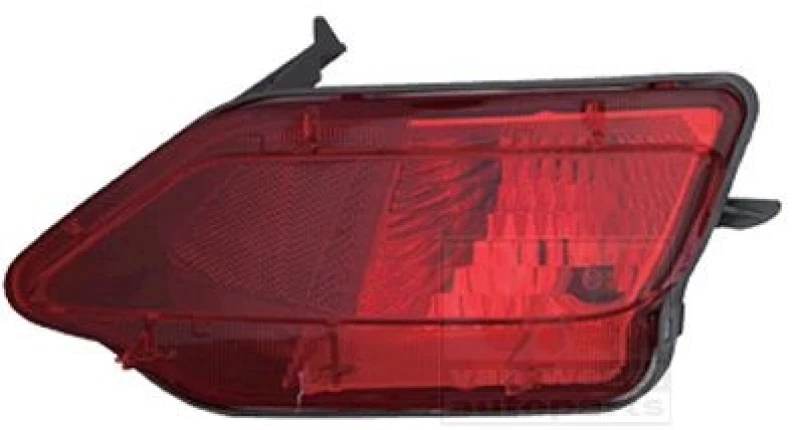Image of VAN WEZEL 5473930 Rear light Lower Section, without bulb holder, Right Combination Rearlight (391)