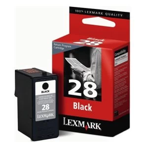 image of Lexmark 28 Black Ink Cartridge