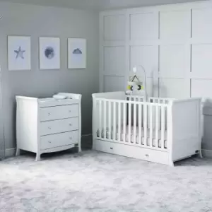 image of Ickle Bubba Snowdon Classic 2 Piece Furniture Set - White