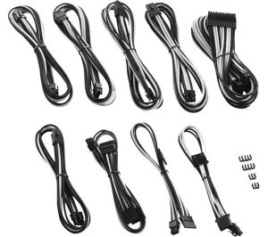 Image of PRO ModMesh RT-Series ASUS ROG/Seasonic Cable Kit - Black & White, Black