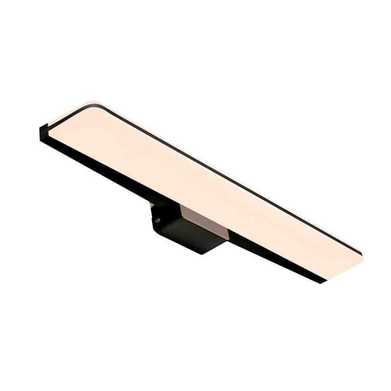 Image of Nordlux Tinia Indoor Wall Light Black Plastic Intergrated LED 3-Level Dimming - Mains Powered, IP44 Black Unisex