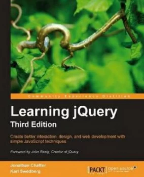 Image of Learning Jquery by Jonathan Chaffer Paperback