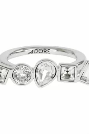 image of Adore Jewellery Mixed Crystal Ring Size N JEWEL 5375529