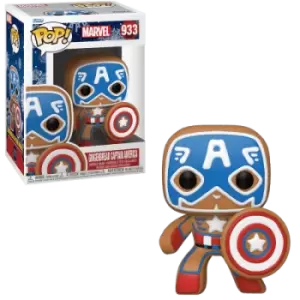 image of POP! Animation: Gingerbread Capt. America - Marvel for Merchandise