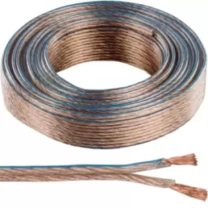 Image of 50m Quality Speaker Cable 1.5mm 16 AWG Wire Reel Drum Amp HiFi Loud CCA Strands