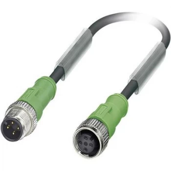 Image of Phoenix Contact 1668373 SAC 4P M12MS 15 PURM12FS Sensor Actuator Cable