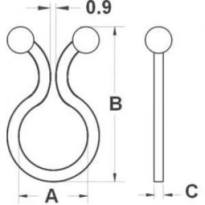 Image of Cable clamp Ecru KSS 544990