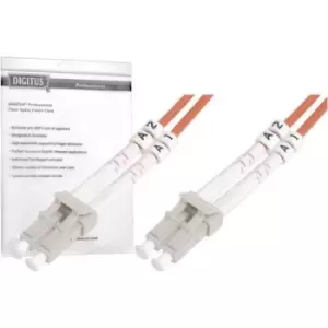 Image of Digitus DK-2533-02/3 Fibreglass FO Cable [1x LC plug - 1x LC plug] 50/125 µ Multimode OM3 2.00 m