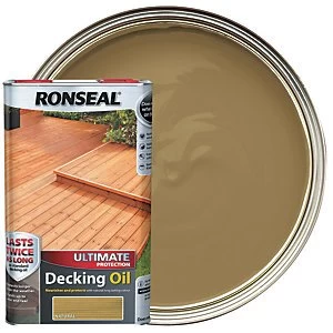 image of Ronseal Ultimate Protection Decking Oil - Natural 5L