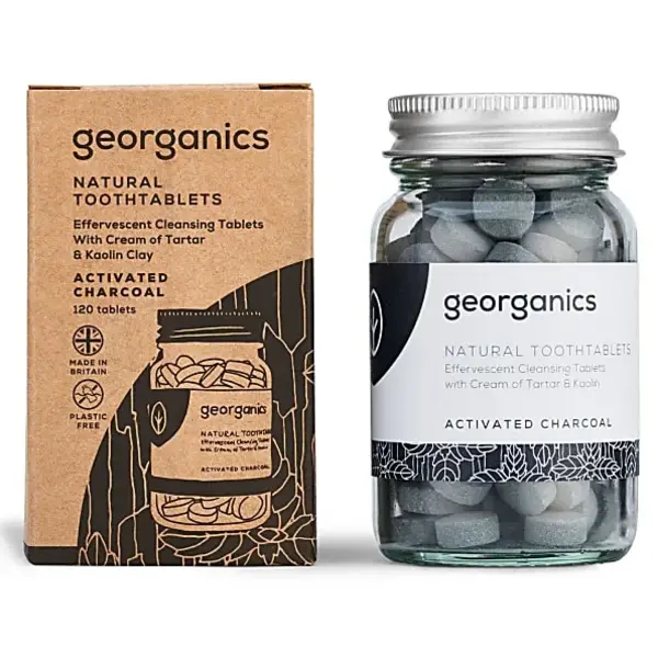 image of Georganics Activated Charcoal Toothpaste Tablets 120 PCS