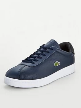 image of Lacoste Masters Trainers - Navy/Grey, Size 7, Men