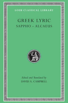 Image of Greek Lyric. 1 by David a Campbell Hardback