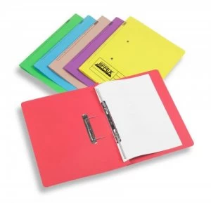 Image of Rexel Jiffex Foolscap Transfer File Blue PK50