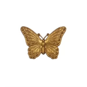 Image of Gold Butterfly Drawer Knob