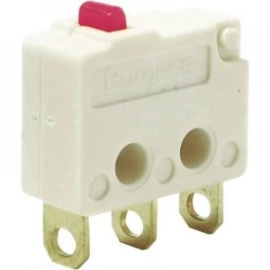 Image of Burgess Microswitch F4T7YCUL 250 V AC 5 A 1 x OnOn IP40 momentary
