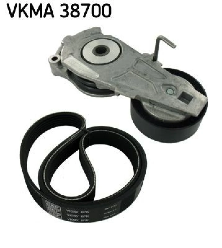 Image of SKF V-Ribbed Belt Set SKF VKMA 38700