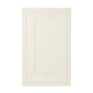 Cooke Lewis Carisbrooke Ivory Framed Fixed frame door W450mm