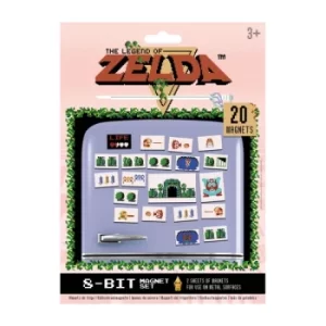 image of The Legend of Zelda Fridge Magnets Retro