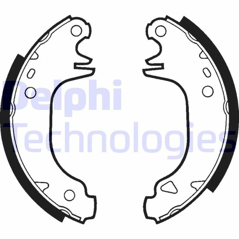 Image of DELPHI Brake Shoe Set DELPHI LS1293