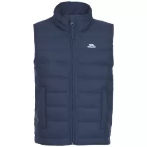 Image of Trespass Childrens/Kids Jadda Quilted Sleeveless Gilet (11-12 Years) (Navy)