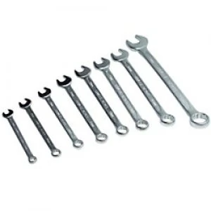 Stanley STA487054 Spanner Set 12 Point 15° Chrome Vanadium Steel Nickel Chrome 8 - 22mm Pack of 8