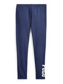 Image of Ralph Lauren Girls Polo Print Legging