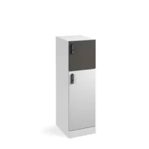 image of Flux 1300mm high lockers with two doors (larger lower door) - digital lock