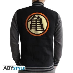 image of Dragon Ball - Kame Symbol Mens Large Hoodie - Black