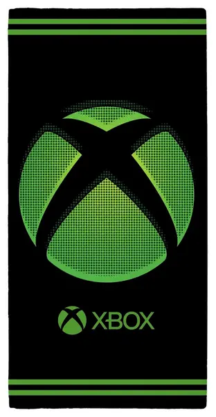Image of Xbox Xbox Sphere Beach Towel - Black & Green