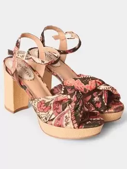 Image of Joe Browns Joe Browns Ipanema Platform Shoes Multi, Size 4, Women