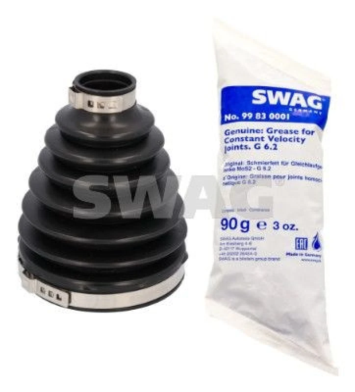 Image of CV boot kit, drive shaft SWAG 33 10 9367