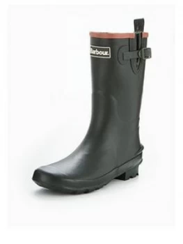 Image of Barbour Kids Olive Wellington Boot Olive Size 1