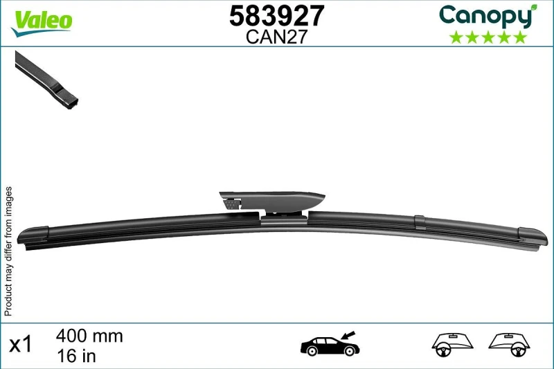 Image of Wiper blade VALEO 583927
