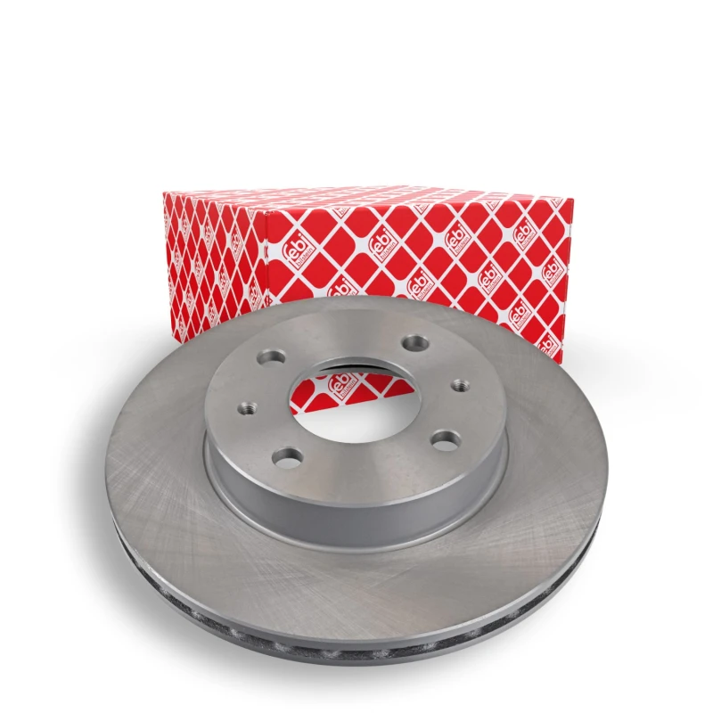 Image of FEBI BILSTEIN 10627 Brake disc Front Axle, internally vented, Coated Brake Disc (82)