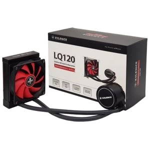 image of Xilence Performance A+ Series LiQuRizer LQ120 Universal Socket 120mm 1600RPM Black & Red AiO Liquid CPU Cooler