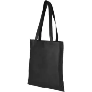 Image of Bullet Zeus Non Woven Convention Tote (One Size) (Solid Black)