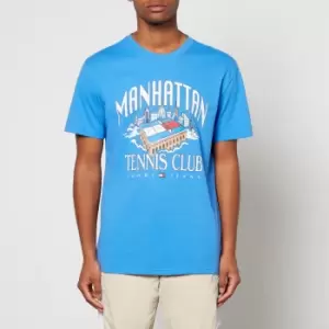 Image of Tommy Jeans Tennis Club Recycled Cotton-Jersey T-Shirt - L