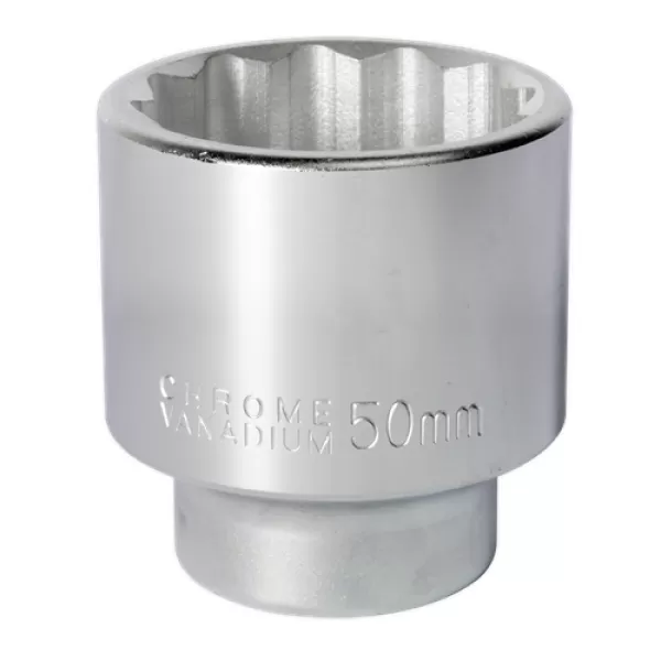 Image of Genuine SEALEY S34/50 WallDrive® Socket 50mm 3/4Sq Drive